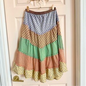 Multicolor Sacred threads skirt